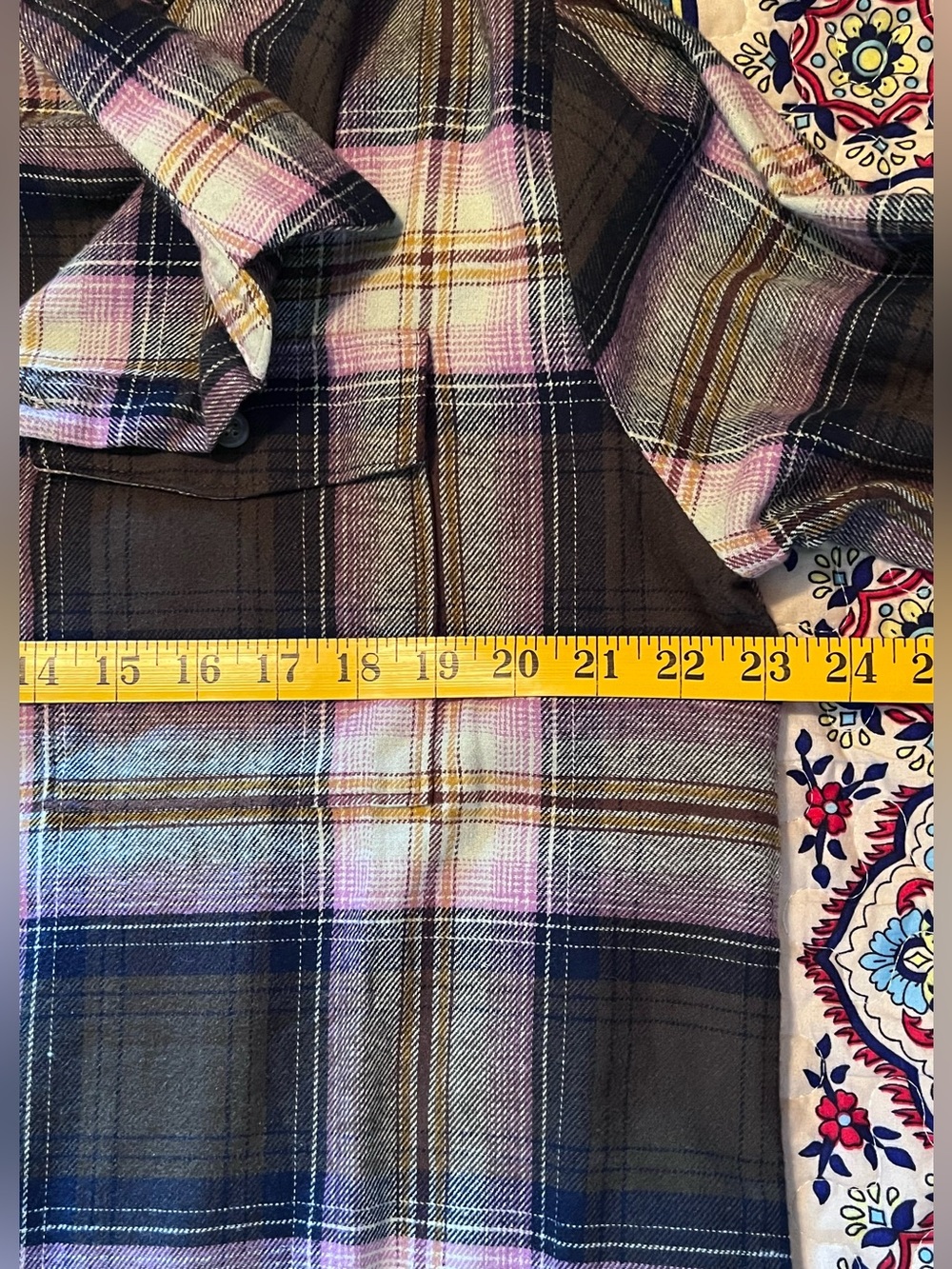 Old Navy Plaid Button-Down Shirt Women’s Size Medium Rustic Fall Gorpcore - Picture 10 of 12